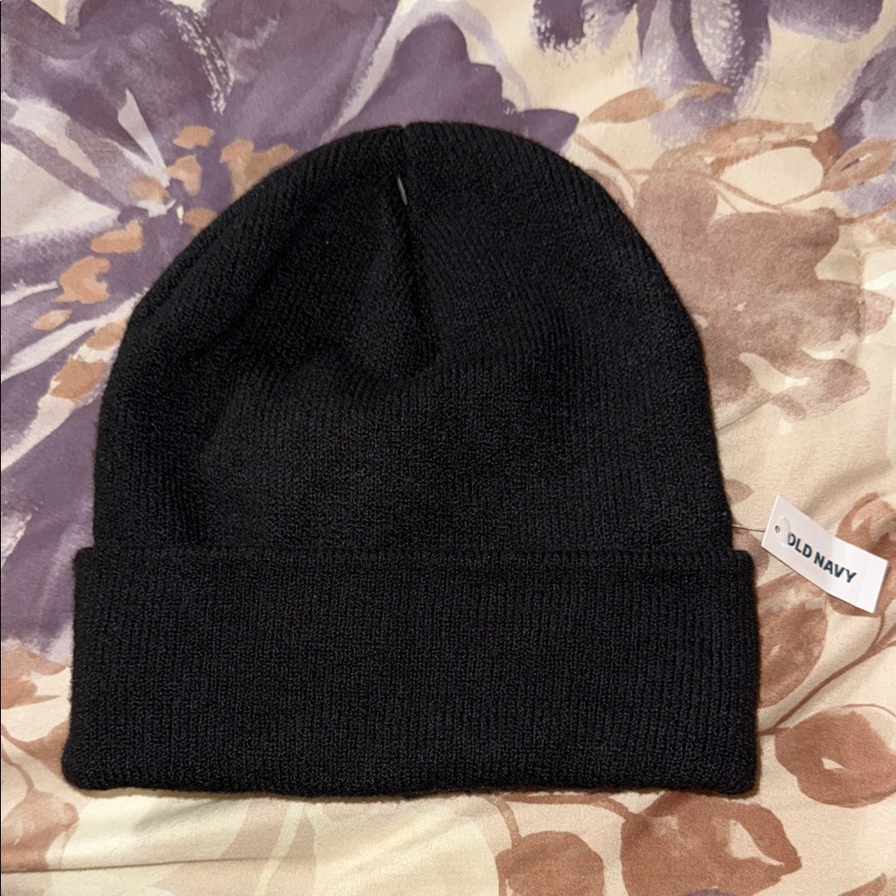 Brand New Old Navy Black Knit Beanie